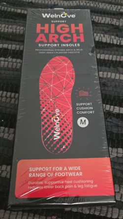 High Arch Support Insoles, Foot Arch Support, size M