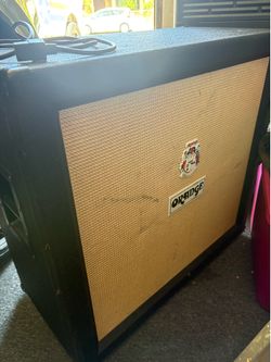 Orange 4x12 guitar cab