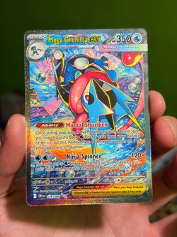 Mega Greninja ex SIR - 116/086 - Chaos Rising - Mint