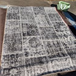 Gray Indoor/Outdoor Area Rug