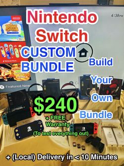 🎮 Nintendo Switch – Custom Build-Your-Own Bundle ⭐