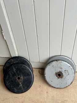 Set of four 25 pound standard 1” weight plates