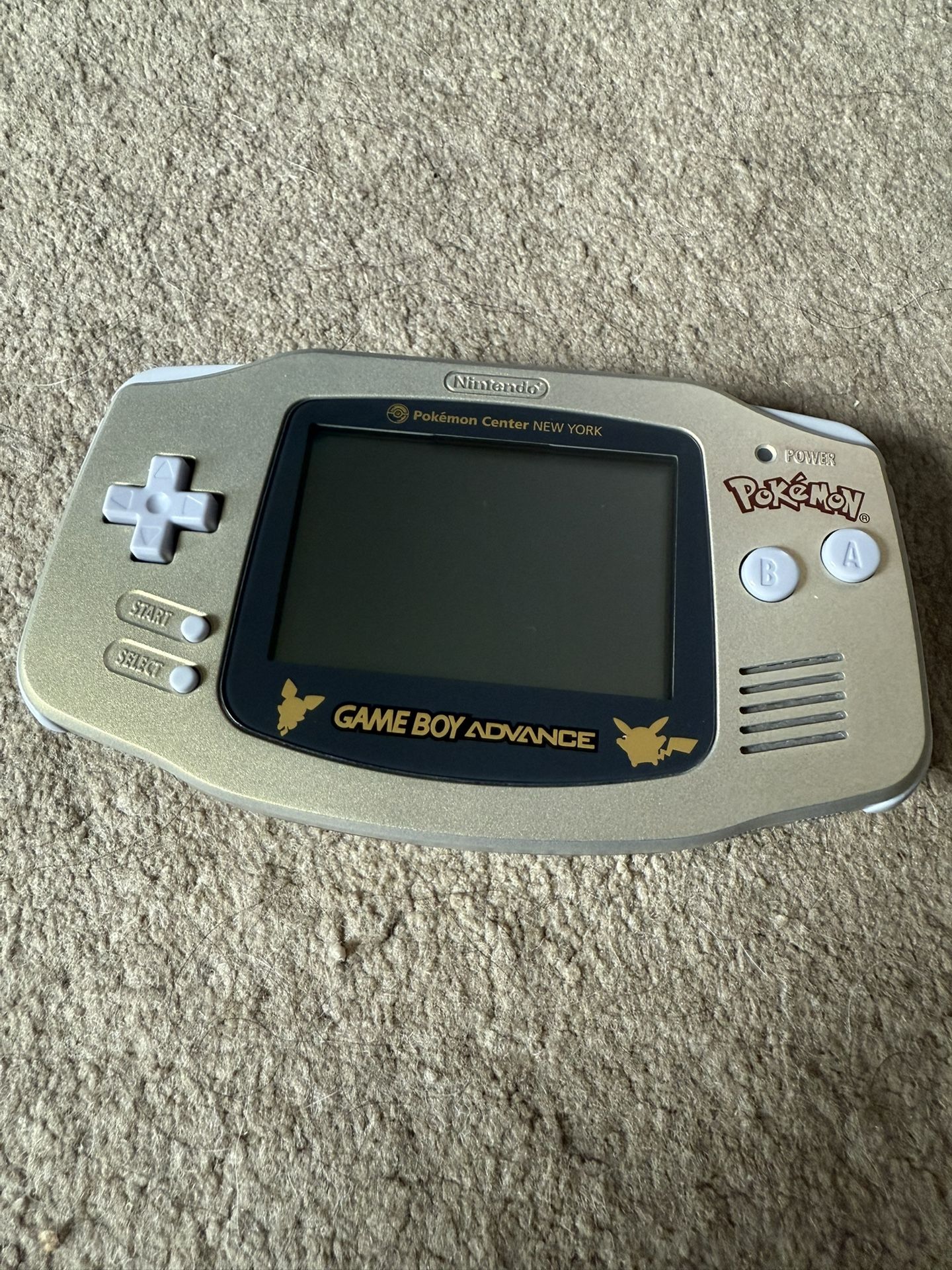 Nintendo Game Boy Advance Gold Pokemon Center New York Edition GBA Authentic SELL/TRADE