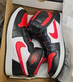 Nike Air Jordan 1 High FlyEase Black Gym Men’s Shoes Size 11.5 NEW