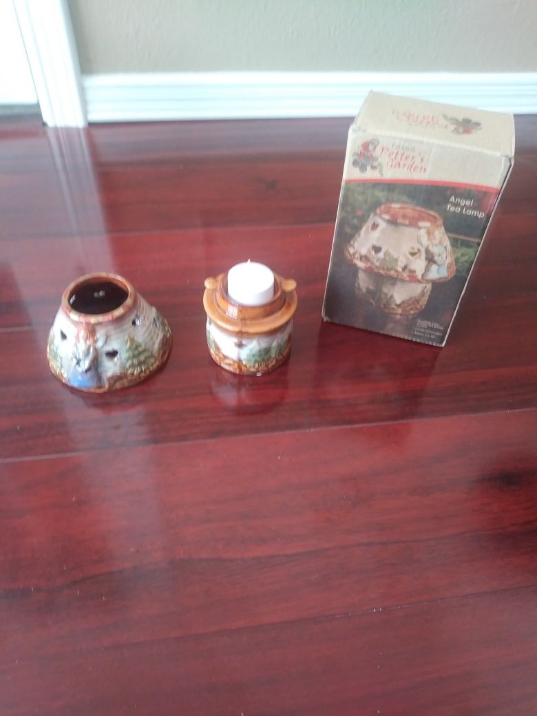 Angel tea lamp