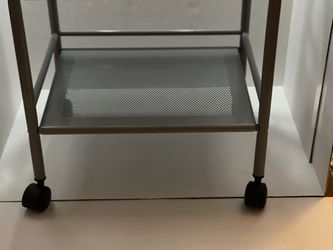 IKEA DRAGGAN TROLLEY, SILVER-COLOUR, 41x32x75 cm 702.455.94. for