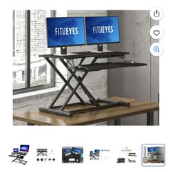 32in Stand Up Adjustable  Desk