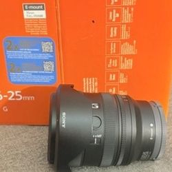 Camera lens.