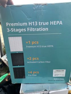 Premium H13 True HEPA 3-Stage Air Purifier Filter Set