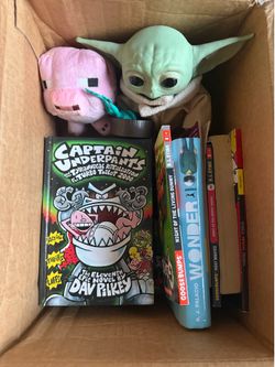 Free kids books, wooden sword, shield, toys