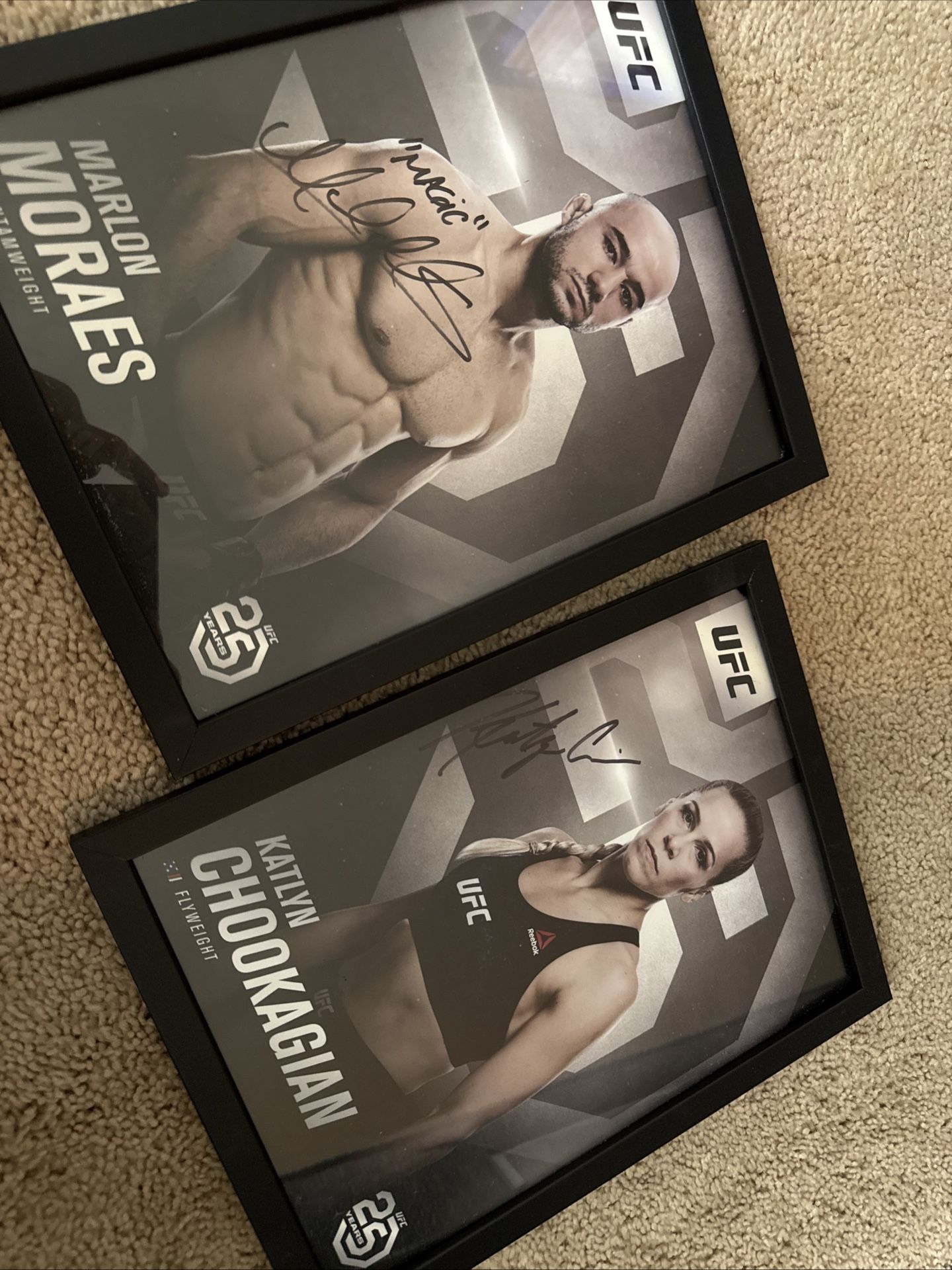 Signed Autograph Marlon Moraes & Katlyn Chookagian