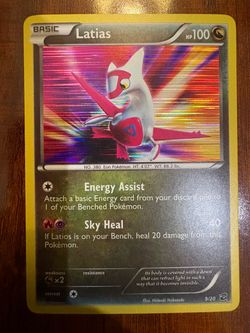 Pokemon Latias 9/20 Dragon Vault Horizontal Holo 2012 NM/M ⭐️