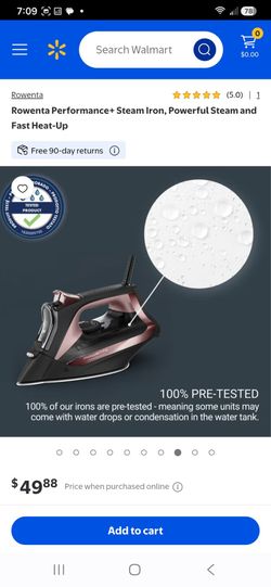Rowenta Performance+ Steam Iron