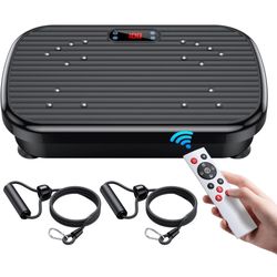 Vibration Plate Exercise Machine, Power Waver Vibration Plate Platform for Lymphatic Drainage Whole Body Vibration Plate Machine Helps Weight Loss Sha