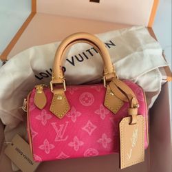 LV 130 Anniversary Collection Mini Speedy Pink 