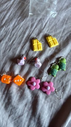 Assorted cute earrings