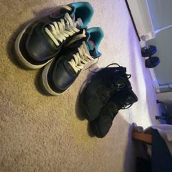 Air force 1 miami nights size 12 and jordan true flight size 12 BOTH included