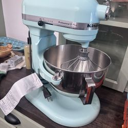 Kitchen Aid Mixer Professional 5 Plus  Teal