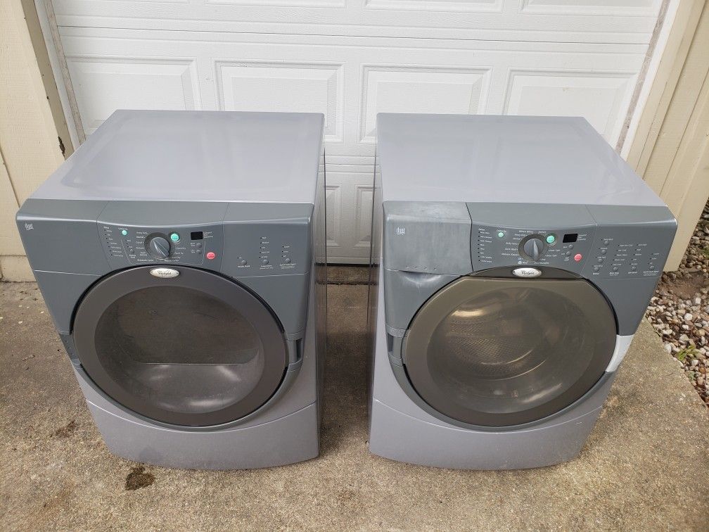 Washer Dryer Set (Whirpool Duet)(60 Day Warranty).Washer completely overhauled, and Delivery, Setup, All Hoses and Dryer Wire All Included...