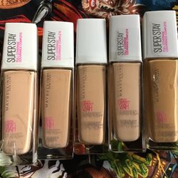 New Maybelline Superstay 24hr Foundations AST Shades 