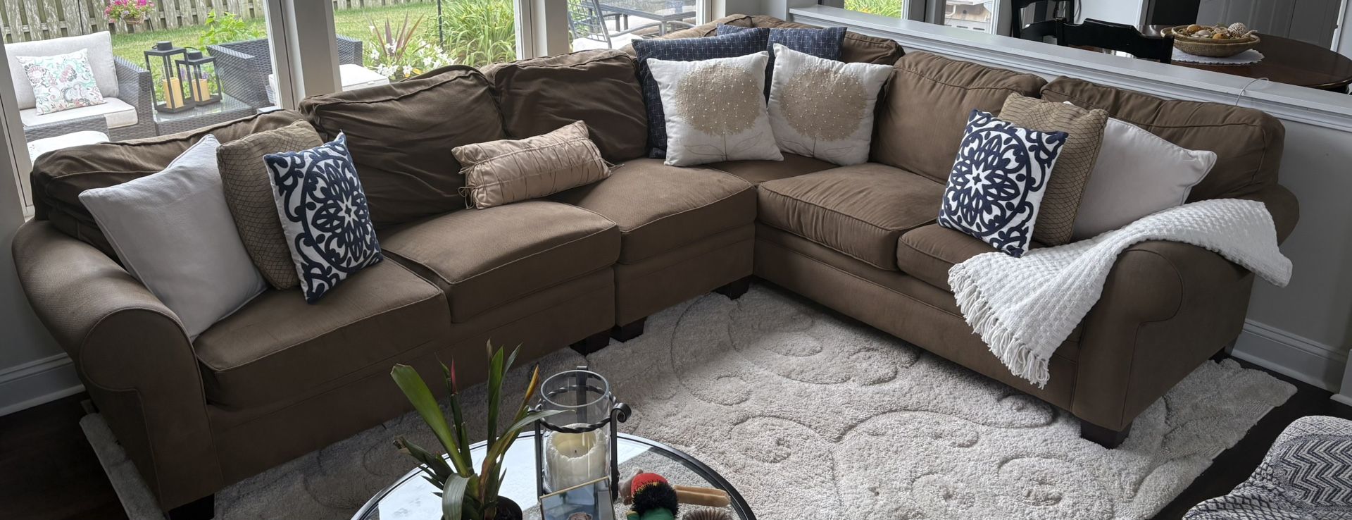 Broyhill 3 Piece Sectional Sofa