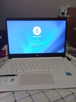 HP Laptop White with Intel Inside