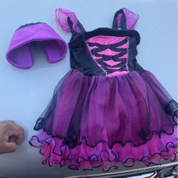 Witch Girl Costume Chikd 8-10