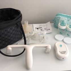 The First Years Quiet  Expressions Double Electric Breast Pump Like New