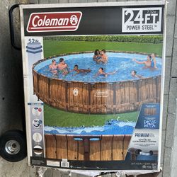 Coleman Above Ground Pool 24x52.