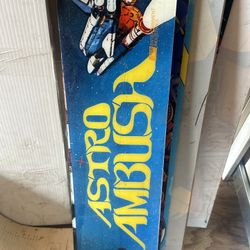 Astro Ambush Arcade Marquee 