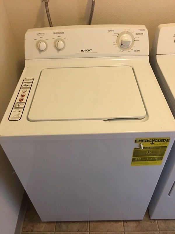 Hotpoint (HP) Washer and dryer.