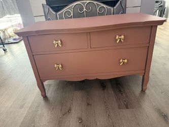 Painted French Provincial 3-Drawer Dresser
