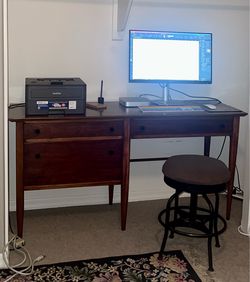 Vintage Mid-Century Modern Office Desk
