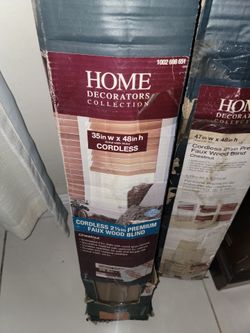 Wood blinds