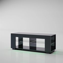 NEW! Black Gloss LED TV Stand