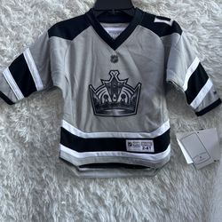 Reebok Kids Gray and Black Hockey Kigs Jersey New size 2T-4T