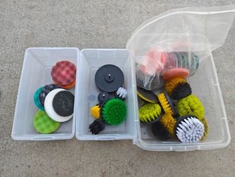 Drill Brush & Buffing Pad Detailing Kit