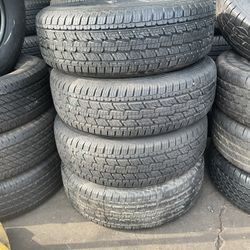 Set Of Four Used General 245/70R17 $300