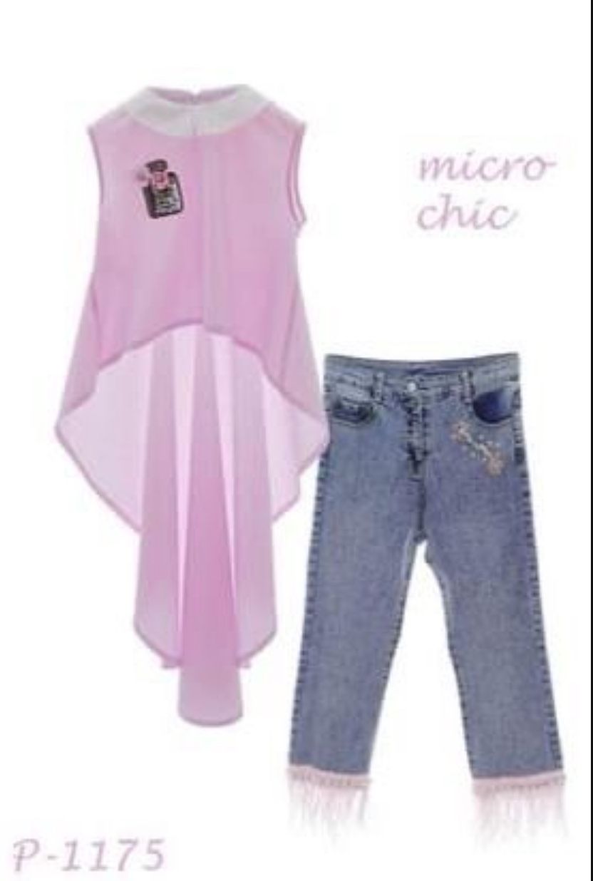 2 piece girl outfit made in Turkey size 8,10,14 years old