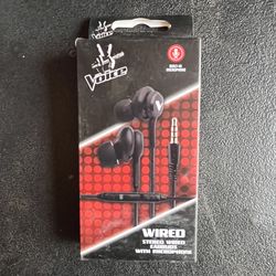 VOICE STERIO WIRED EARBUDS WITH MICROPHONE