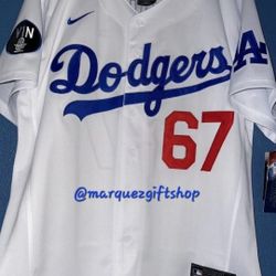 Men's Vin Scully Dodgers Jerseys (Small & Large)