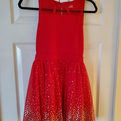 Red Dress Kids Girls Size XL