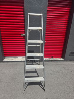 6FT Aluminum Step Ladder – Keller Model 926 – 225lb Rated (Lightweight & Sturdy)