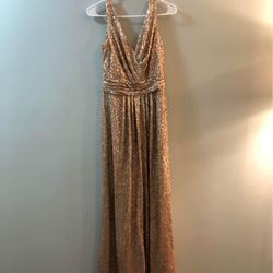 Gold Sequin Dress