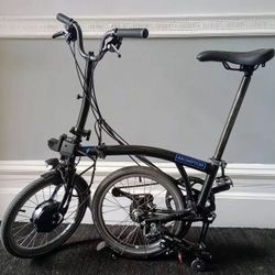 MOVING SALE! Electric Brompton Folding Bicycle - Black Model