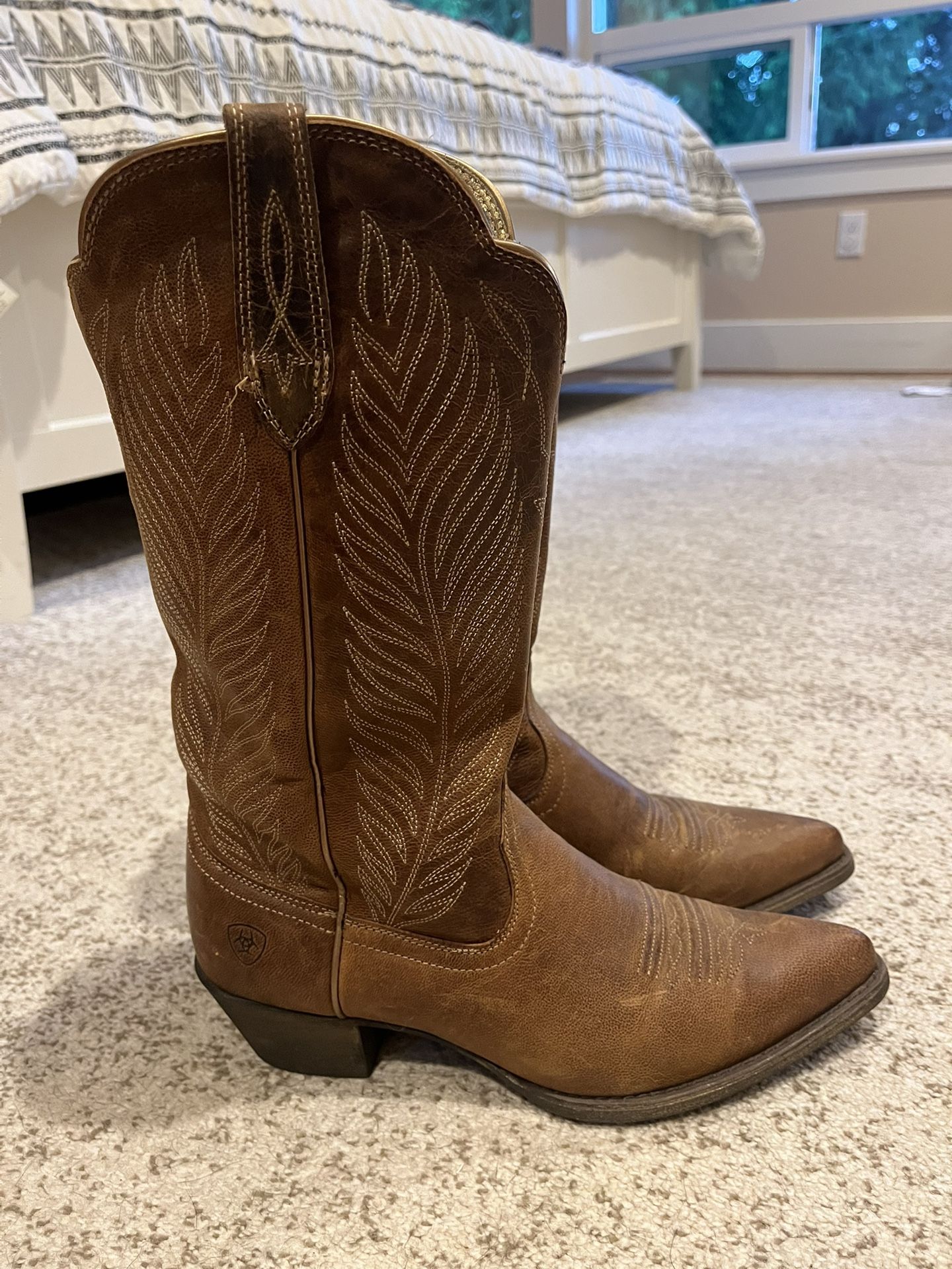 Beautiful Women’s Ariat Boots With Gold Interior