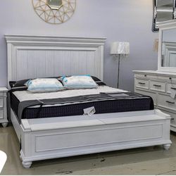 $49 Down Bedroom Set Queen/King Bed Dresser Nightstand Mirror Chest Option 
