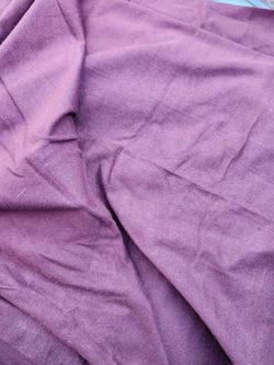 Burgundy Plum Soft Fabric 4.6 x 24 Ft Large Sewing Craft Material
