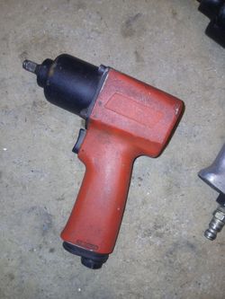Red Pneumatic Air Impact Wrench