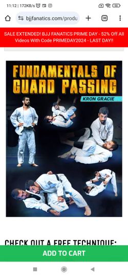 Kron Gracie - Fundamentals Of Guard Passing BJJ Fanatics